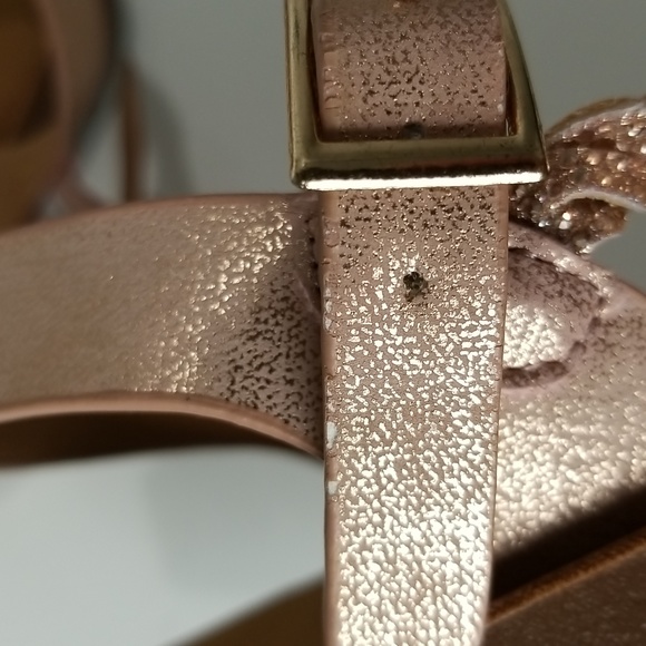 Girls Sandals Rose Gold Size 3 - Picture 9 of 15